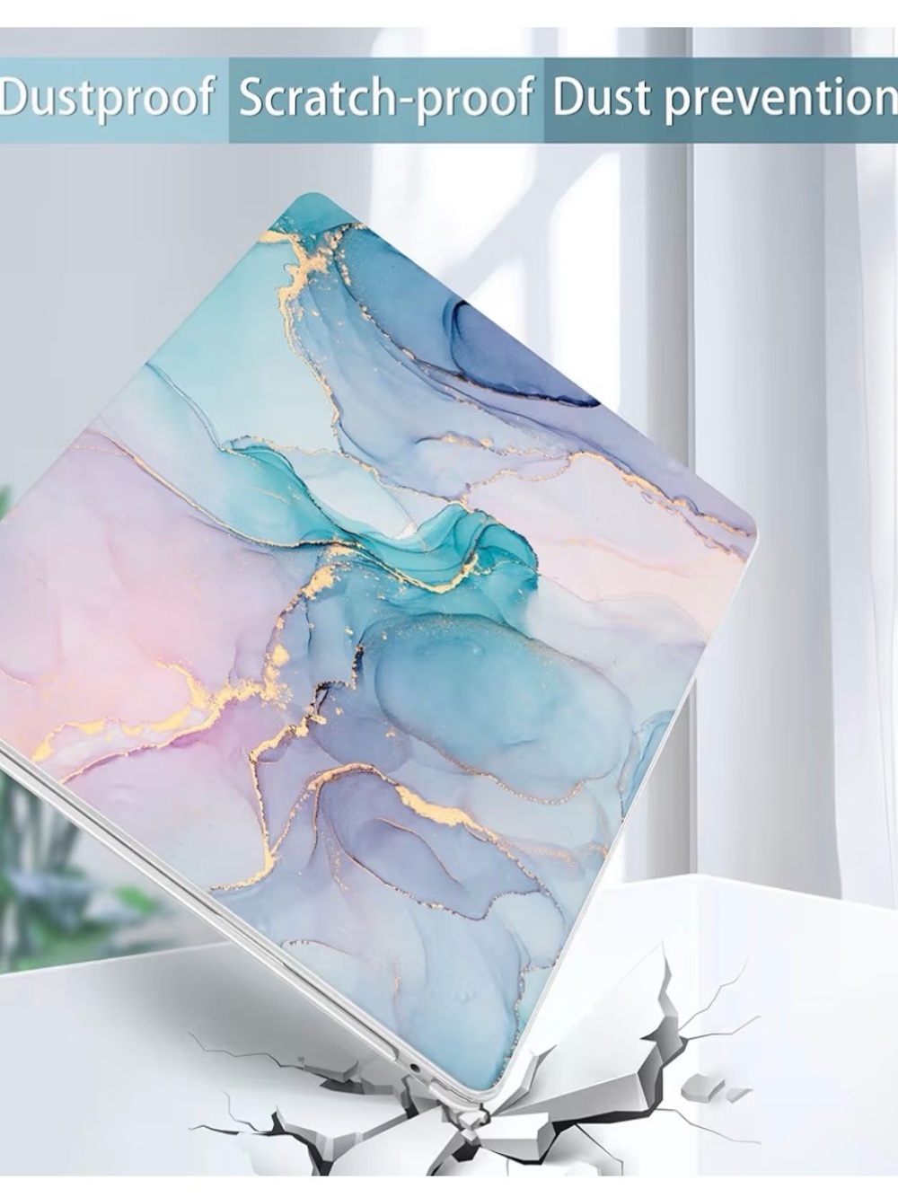 Marble MaxBookAir 13/13.5 Laptop Outer Cover, Key Board Cover, Screen Protector - Picture 5 of 6